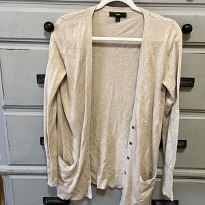 Boyfriend Style Tan Cardigan